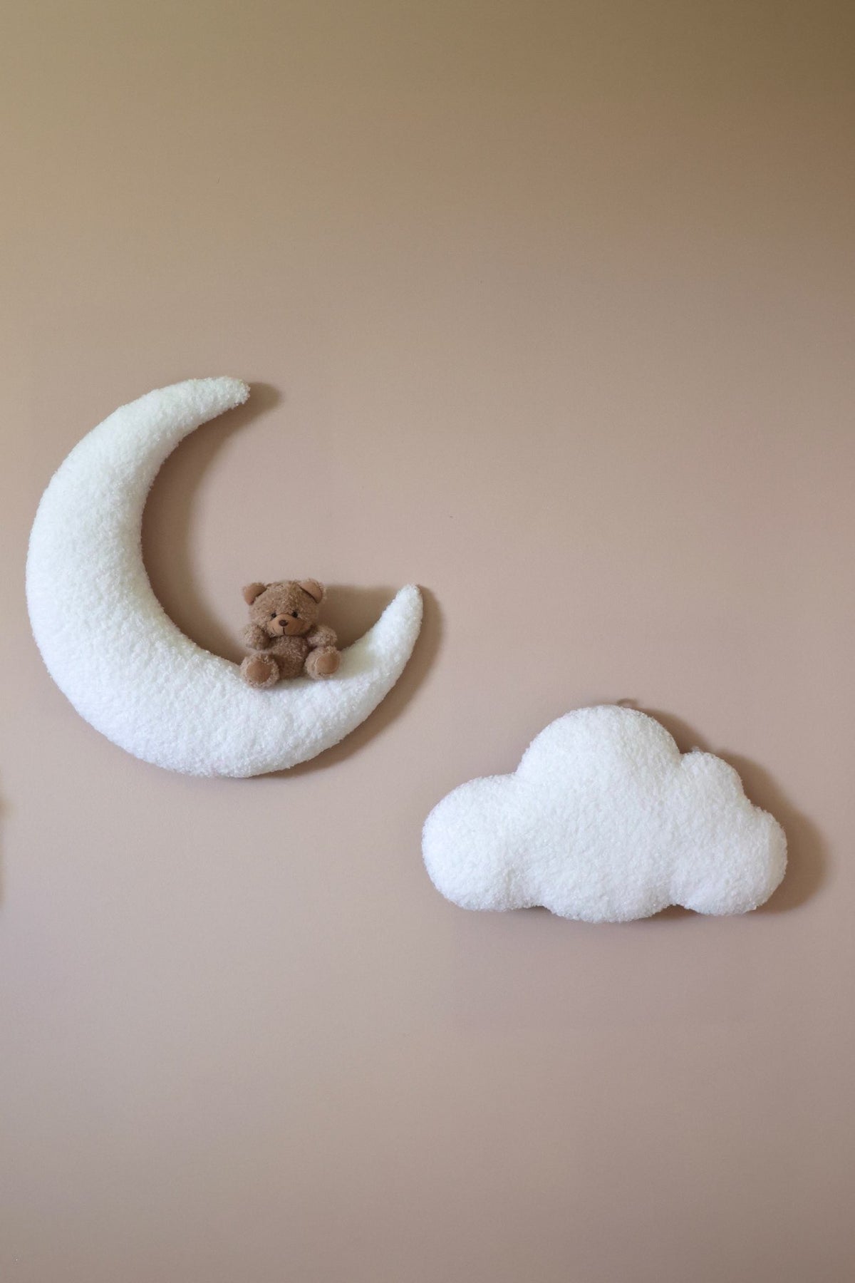 Set of 3 -Moon with Teddy and Small Cloud