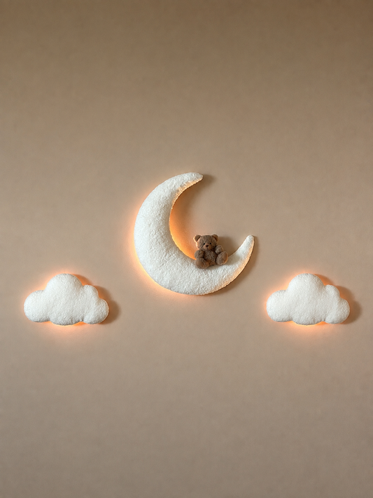 set of 3 wall lamps
